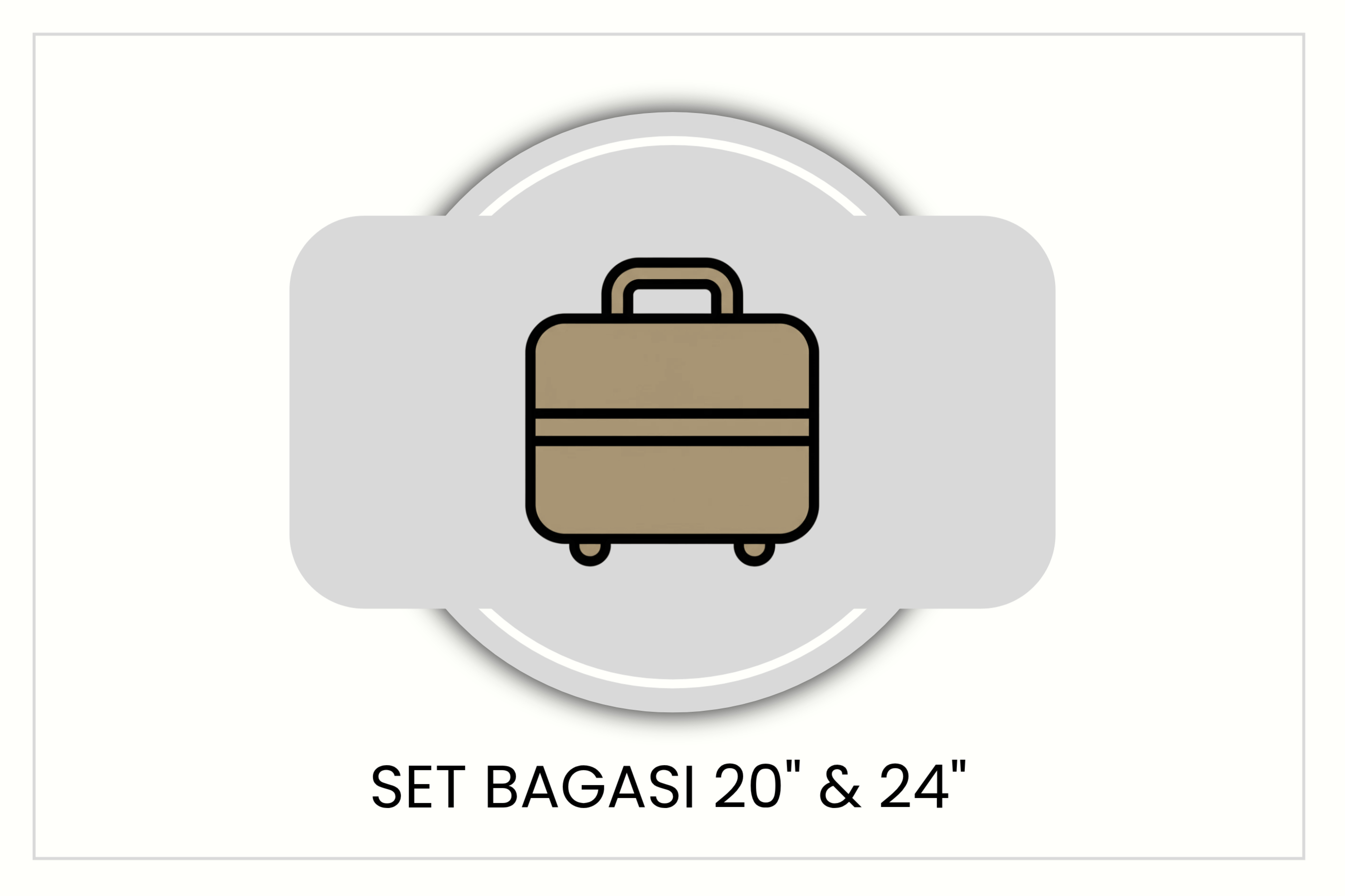 Set bagasi 20 dan 24 inci